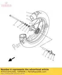 Aqui você pode pedir o falado definido, traseiro em Yamaha , com o número da peça 4TP253041000: