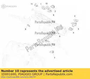 Piaggio Group 1D001690 lichtschalter - Bottom side