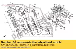 Qui puoi ordinare colletto, serranda da Honda , con numero parte 52486KN5000: