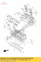 Aquí puede pedir junta, culata 1 de Yamaha , con el número de pieza 5VX111810000: