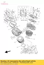 Qui puoi ordinare bullone, testa a esagono incassato da Yamaha , con numero parte 901100615100: