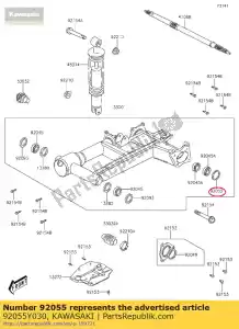 kawasaki 92055Y030 ring-o, 58.4x3 kvf300ccf - Il fondo