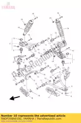 Aquí puede pedir brazo, fr. Lwr. Rh. De Yamaha , con el número de pieza 5NDF358A0100: