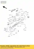 161811095, Kawasaki, resonador de tanque kawasaki zx6r ninja j zx 6r 600 , Nuevo