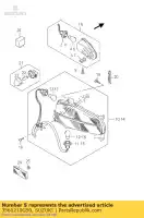 3560210G50, Suzuki, lamp assy,front suzuki an 650 2005 2006 2007 2008 2009 2010 2011 2012, New