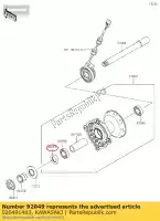 920491403, Kawasaki, seal-olie, bjnc-2 25x37 kx250-j2 kawasaki  klx kx 125 250 450 500 1993 1994 1995 1996 1997 1998 1999 2000 2001 2002 2003 2004 2005 2006 2007 2008 2009 2010 2011 2012 2013 2014 2015 2016 2017 2018 2019 2020 2021, Nieuw