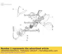 Tutaj możesz zamówić tarcza od Piaggio Group , z numerem części 1B006603000XD2: