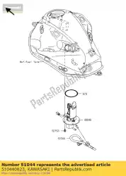 tube-assy, ?? Brandstof van Kawasaki, met onderdeel nummer 510440823, bestel je hier online: