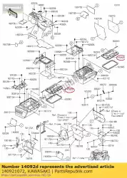 Tutaj możesz zamówić 01 pokrywa, schowek rr od Kawasaki , z numerem części 140921072: