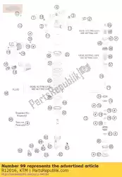 Ici, vous pouvez commander le kit de réparation sxs + 690 rally 07 auprès de KTM , avec le numéro de pièce R12016: