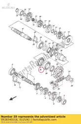 Qui puoi ordinare guarnizione, polvere 39x58 da Suzuki , con numero parte 0928340018: