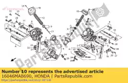 Here you can order the valve set, starter from Honda, with part number 16046MAB690: