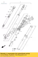 5113139A00, Suzuki, tubo, horquilla derecha suzuki vs 600 750 800 1988 1992 1993 1994 1995 1996 1997 1998 1999, Nuevo