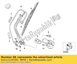 Here you can order the spray nozzle from BMW, with part number 61612329589: