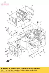 Aquí puede pedir cilindro de Yamaha , con el número de pieza 59C113100700: