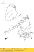 9442203H00, Suzuki, cuscino, metro p suzuki uh burgman  g uh125 uh200 executive 200 125 , Nuovo