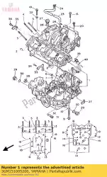 Here you can order the crankcase assy from Yamaha, with part number 3GM151005200: