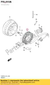 Suzuki 3210141F10 stator assy, ??mag - Onderkant