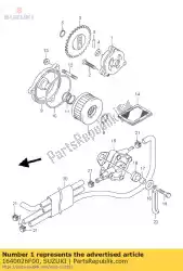 Qui puoi ordinare pompa, olio motore da Suzuki , con numero parte 1640026F00: