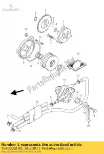 suzuki 1640026F00 pompa, olio motore - Il fondo