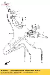 Aqui você pode pedir o parafuso (3xc) em Yamaha , com o número da peça 913160501800: