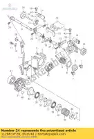 1128837F20, Suzuki, lente, exh suzuki rm  rmz rm250 250 , Nieuw