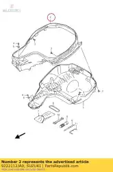 Tutaj możesz zamówić brak opisu w tej chwili od Suzuki , z numerem części 9222112JA0: