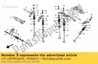 14110MEG000, Honda, albero a camme comp., fr. honda vt shadow ca spirit c2  s c2s c cs black c2b vt750c vt750ca vt750c2 vt750c2b vt750c2s vt750cs vt750sa vt750s 750 , Nuovo