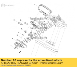 Aprilia AP8220488, Guma grzybowa, OEM: Aprilia AP8220488