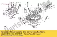 12206HN6305, Honda, guida, ad es. valvola 0. honda trx250ex sporttrax sportrax 250 , Nuovo