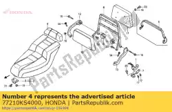 Aquí puede pedir conjunto de asiento, respaldo de Honda , con el número de pieza 77210KS4000: