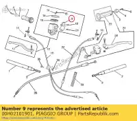 00H02101901, Piaggio Group, u-bolt aprilia derbi gilera gpr rs sc 50 125 2004 2005 2006 2007 2008 2009 2010 2011 2012 2013 2014 2015, New