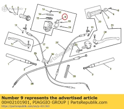 Aprilia 00H02101901, U-bolt, OEM: Aprilia 00H02101901