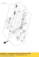 5110342F10, Suzuki, zespó? amortyzatora od fro suzuki gsx 1400 2002, Nowy