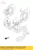 4WV2580T0000, Yamaha, compasso de calibre (esquerda) yamaha yfm 400 600 660 2000 2001 2002 2003 2004 2005, Novo