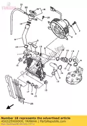 geleiding assy van Yamaha, met onderdeel nummer 4GG125900000, bestel je hier online: