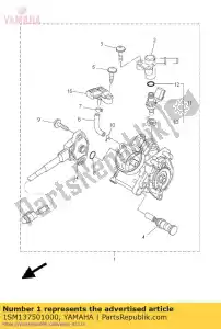 yamaha 1SM137501000 gasklephuis - Onderkant