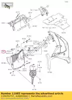 110650737, Kawasaki, dop zx1000jbf kawasaki  zx 1000 2011 2012 2013 2014 2015 2016 2017 2018 2019 2020, Nieuw