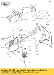 Qui puoi ordinare tappo zx1000jbf da Kawasaki , con numero parte 110650737: