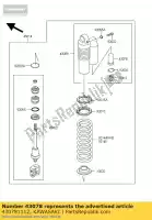 430781112, Kawasaki, serbatoio, shockabsorb kawasaki kx  w b r a t monster energy 85 ii kx100 kx80 sw lw kx85 80 100 , Nuovo