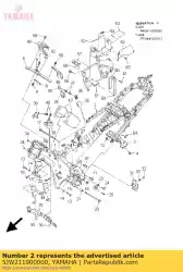 Qui puoi ordinare telaio posteriore comp. Da Yamaha , con numero parte 5JW211900000: