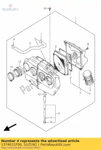 suzuki 1374631F00 junta, limpeza de ar - Lado inferior