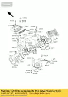 140731747, Kawasaki, duct,lh kawasaki ZX ninja r 1200 12, New
