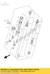 demper, assy, ?? L van Suzuki, met onderdeel nummer 5110417H50, bestel je hier online: