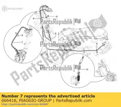anti-kantelrem controle transmissie van Piaggio Group, met onderdeel nummer 666418, bestel je hier online: