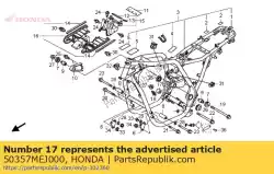Aqui você pode pedir o colarinho, rr. Cabide de motor em Honda , com o número da peça 50357MEJ000: