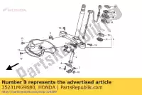 35231MG9680, Honda, plaat, hoeksensor honda gl goldwing se  valkyrie f6c gold wing interstate i aspencade a gl1500 gl1500se gl1500a 1500 , Nieuw