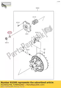 kawasaki 922002248 01 ring, 20.2x31x1.4 - Onderkant