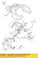 T2401119, Triumph, komplet zbiornika paliwa triumph trophy 1215 trophy 1215 se 1215 2013, Nowy