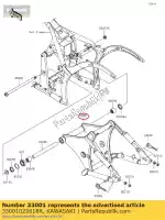 33001022618R, Kawasaki, Arm-comp-swing vn900cafa kawasaki  vn vulcan 900 2008 2009 2010 2011 2012 2013 2014 2015 2016 2017 2018 2019 2020 2021, New